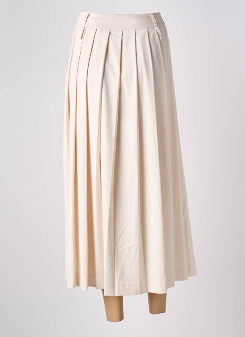 Jupe longue beige ANGELA DAVIS femme