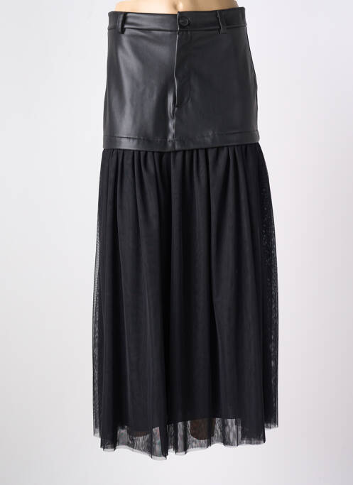 Jupe longue noir ANGELA DAVIS pour femme