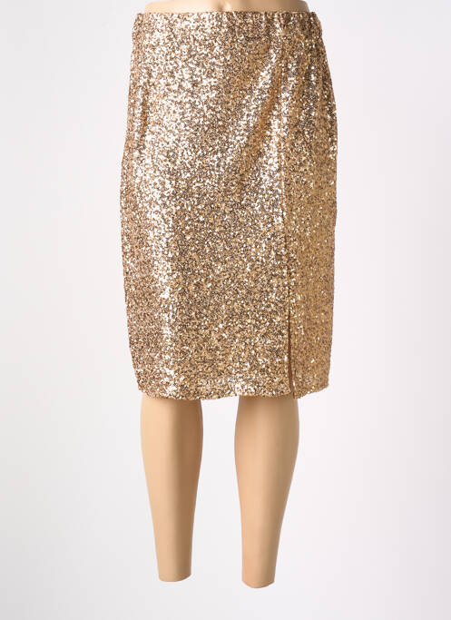 Jupe mi-longue or ANGELA DAVIS pour femme