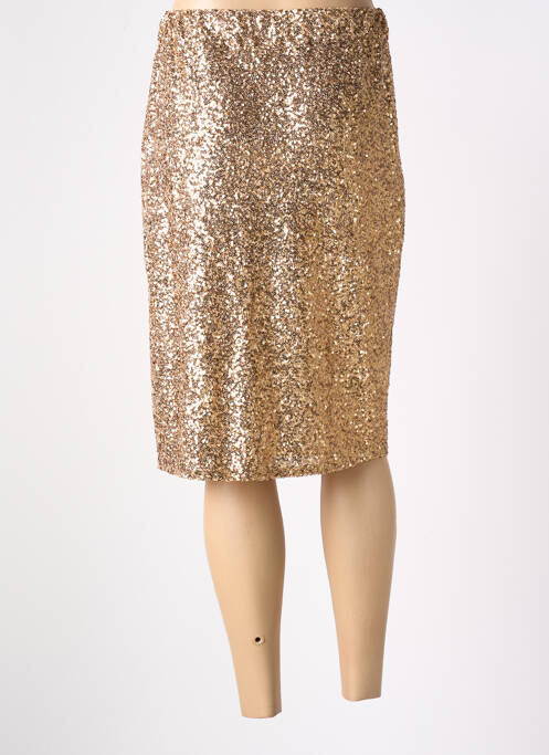 Jupe mi-longue or ANGELA DAVIS pour femme