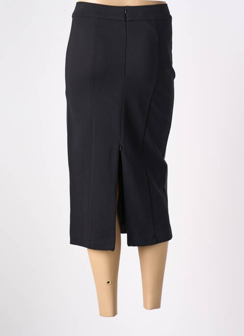 Jupe mi-longue noir CARACTERE pour femme