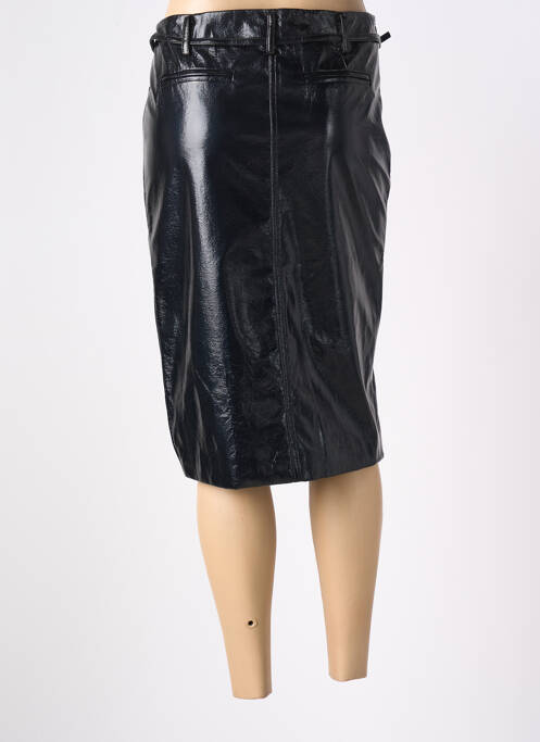 Jupe mi-longue noir LUMINA pour femme