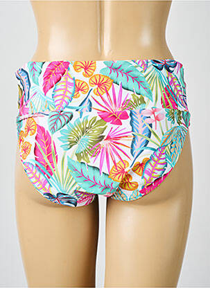 Bas de maillot de bain imprimé tie and dye culotte rose ANTIGEL femme