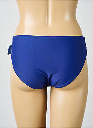 Bas de maillot de bain fermeture liens à nouer culotte bleu RAE femme