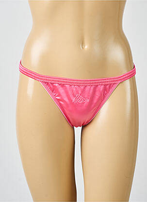 Culotte tissage satiné rose LOVE STORIES femme