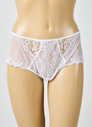 Shorty tissage tulle blanc LISE CHARMEL femme