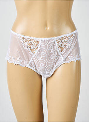 Shorty tissage tulle blanc LISE CHARMEL femme