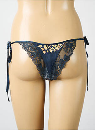 Tanga tissage satiné gris MARJOLAINE femme