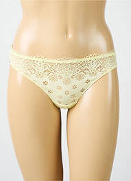 Tanga stretch jaune SIMONE X SIMONE PÉRÈLE femme