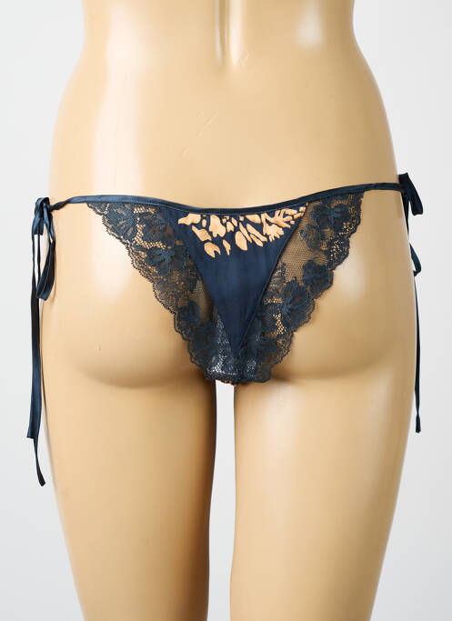 Tanga tissage satiné gris MARJOLAINE femme