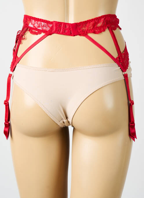 Guêpière/Porte-jarretelle rouge LISE CHARMEL pour femme