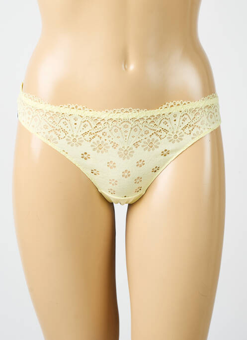 Tanga jaune SIMONE X SIMONE PÉRÈLE pour femme