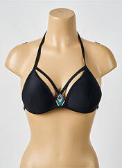 Haut de maillot de bain noir VERY ZEN pour femme seconde vue