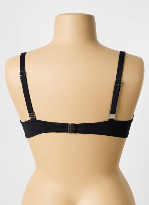 Haut de maillot de bain stretch haut soutien-gorge emboitant noir ANTIGEL femme