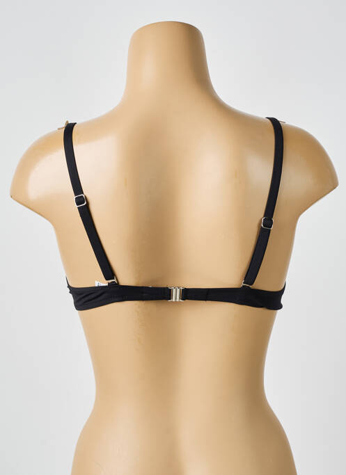 Haut de maillot de bain stretch haut soutien-gorge push-up noir ANTIGEL femme