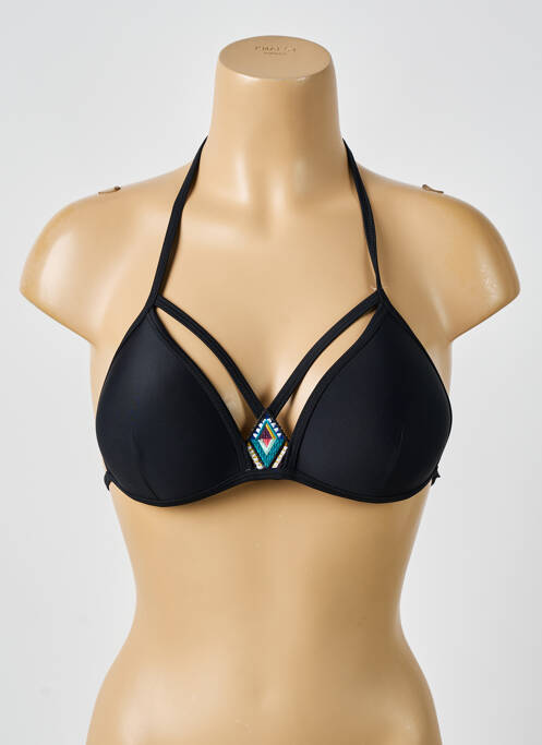Haut de maillot de bain noir VERY ZEN pour femme