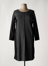 Robe mi-longue manches 3/4 manches 3/4 gris NO SECRET femme