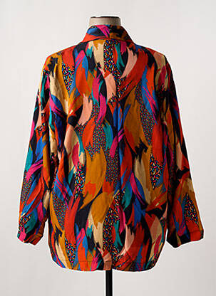 Blazer poches orange FRANCK ANNA femme