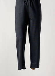 Pantalon droit taille élastique gris FRANCK ANNA femme