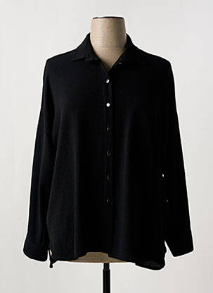 Chemisier noir FRANCK ANNA pour femme