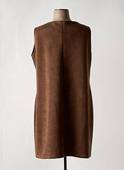 Robe mi-longue marron FA CONCEPT pour femme seconde vue