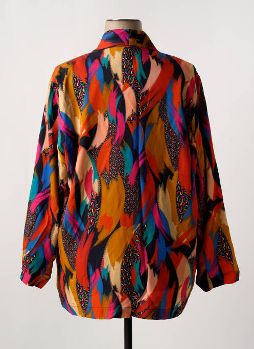 Blazer orange FRANCK ANNA pour femme