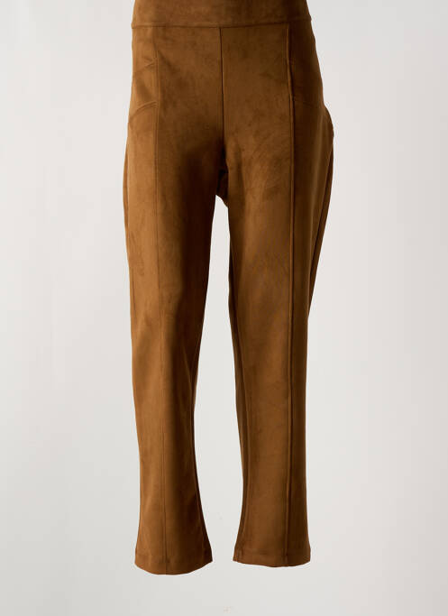 Pantalon slim marron NO SECRET pour femme