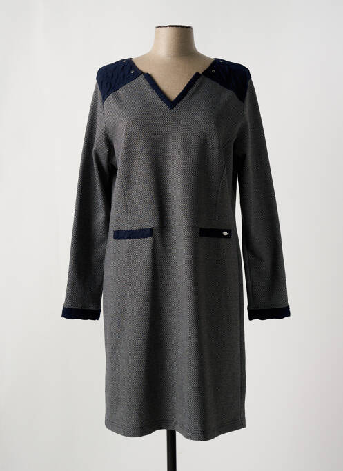 Robe mi-longue bleu THALASSA pour femme