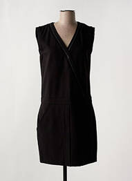 Robe mi-longue sans manche sans manche noir ONE STEP femme
