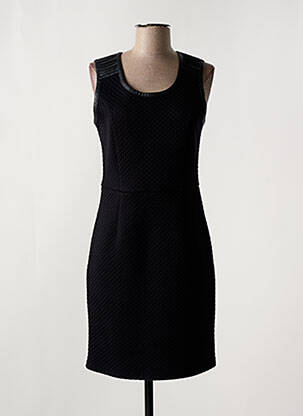 Robe mi-longue sans manche sans manche noir ONE STEP femme