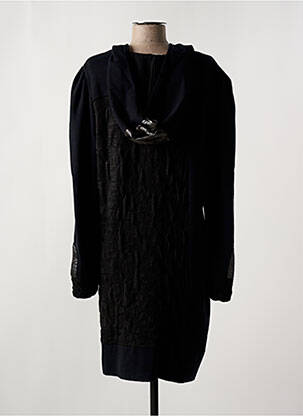Robe mi-longue manches longues manches longues noir ELISA CAVALETTI femme
