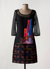Robe mi-longue noir SAVE THE QUEEN pour femme seconde vue