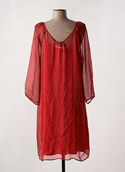 Robe mi-longue rouge ONE STEP pour femme seconde vue