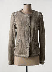 Veste chic gris LAUREN VIDAL pour femme seconde vue