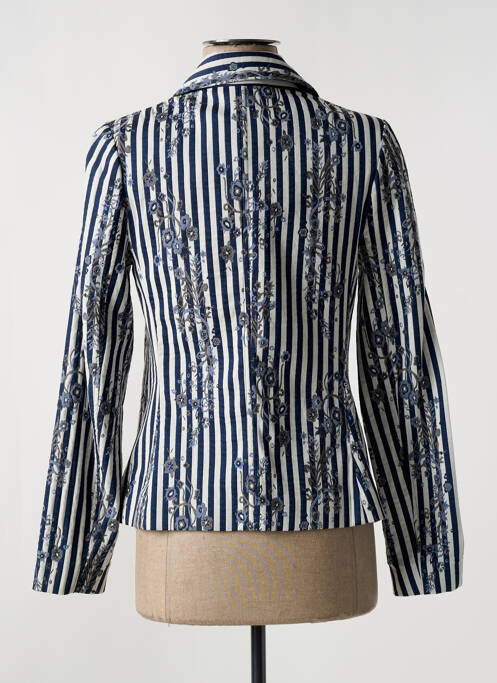 Blazer bleu LAUREN VIDAL pour femme