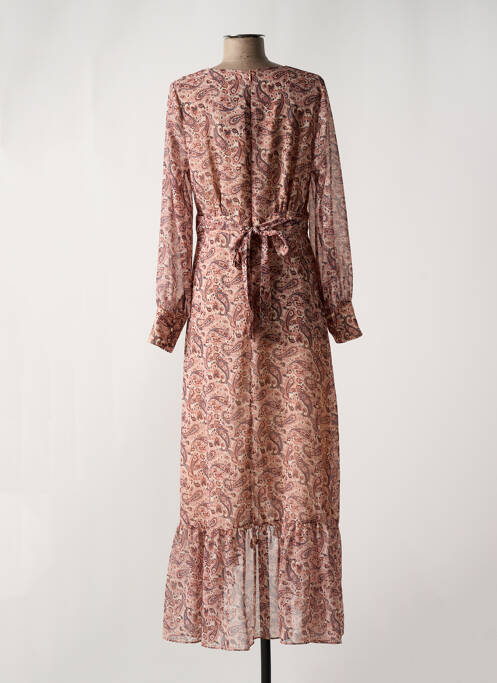 Robe longue rose LAUREN VIDAL pour femme