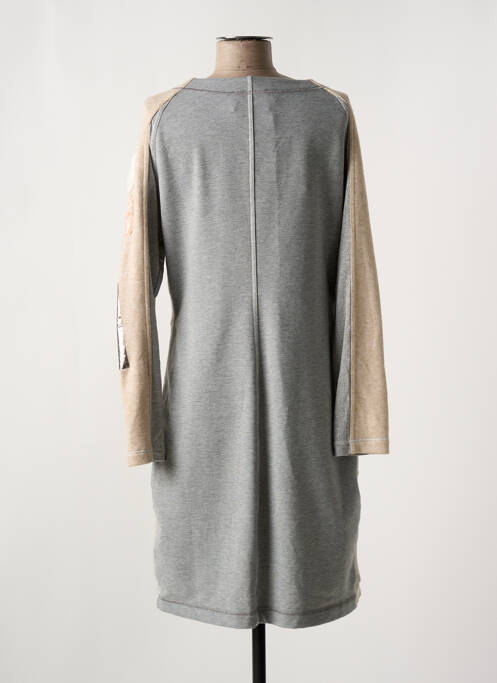 Robe mi-longue beige ELISA CAVALETTI pour femme