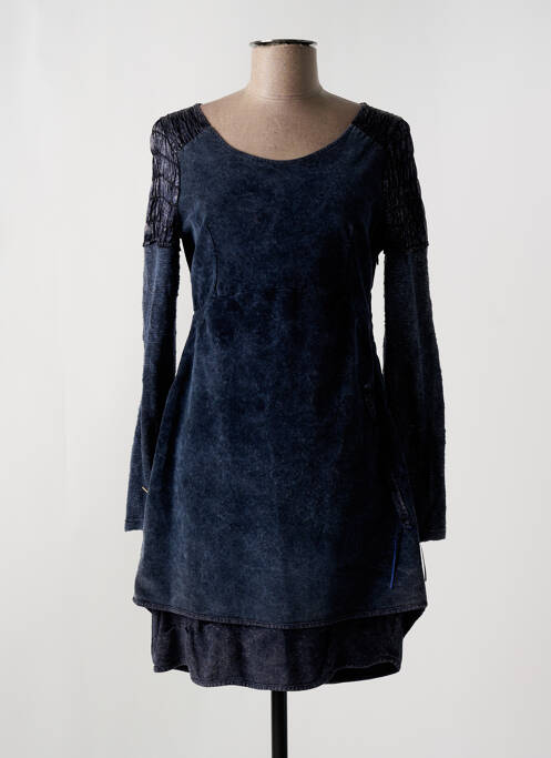 Robe mi-longue bleu DANIELA DALLAVALLE pour femme