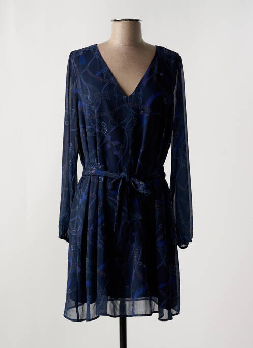 Robe mi-longue bleu IKKS pour femme