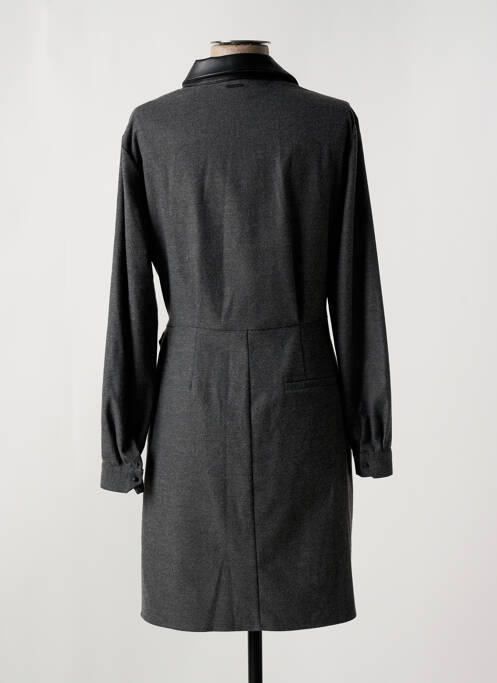 Robe mi-longue gris ONE STEP pour femme