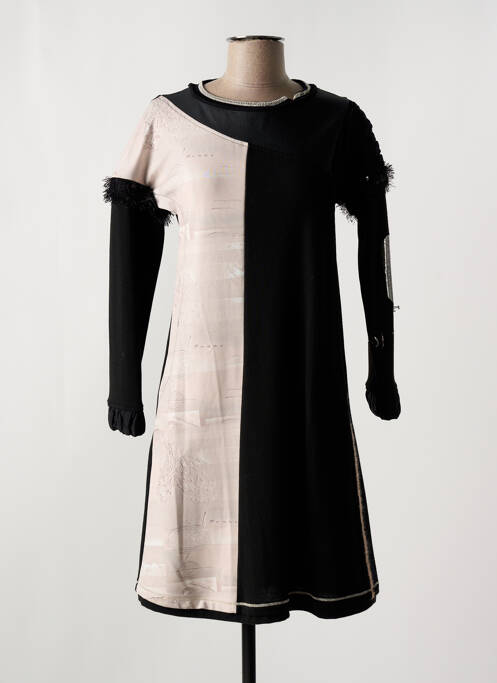 Robe mi-longue noir ELISA CAVALETTI pour femme