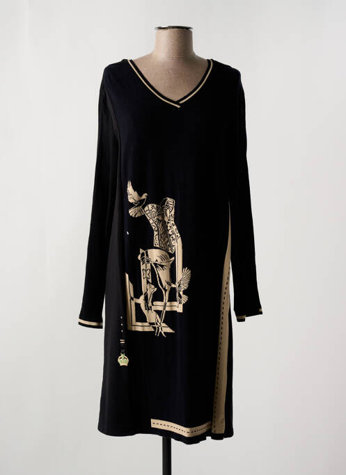 Robe mi-longue noir ELISA CAVALETTI pour femme