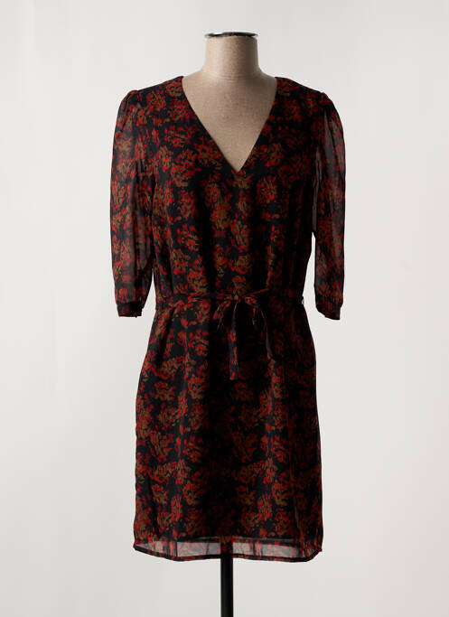 Robe mi-longue noir IKKS pour femme
