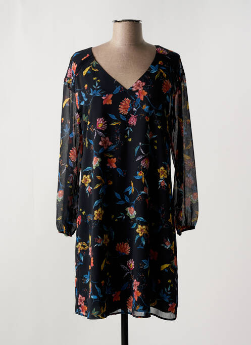 Robe mi-longue noir ONE STEP pour femme