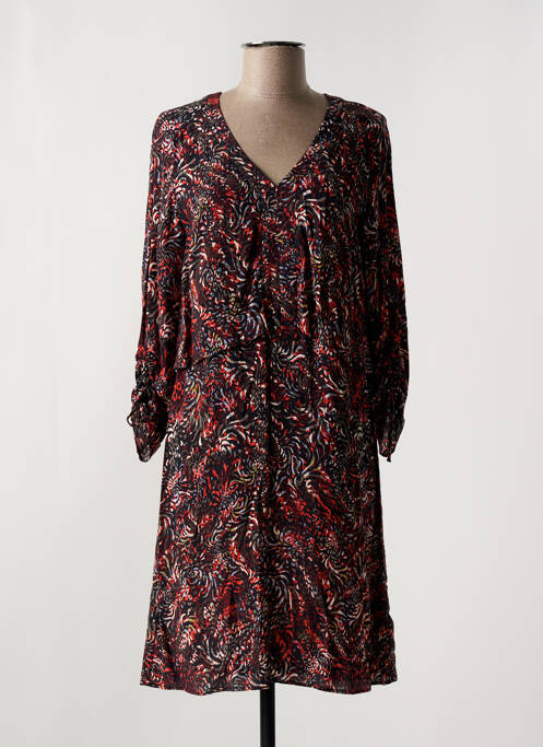 Robe mi-longue noir ONE STEP pour femme