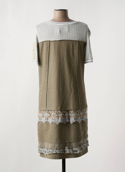 Robe mi-longue vert ELISA CAVALETTI pour femme