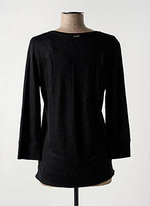 T-shirt manches 3/4 manches 3/4 noir ONE STEP femme