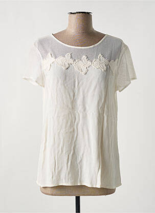 Top manches courtes manches courtes beige ONE STEP femme