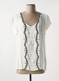 Top manches courtes manches courtes beige ONE STEP femme
