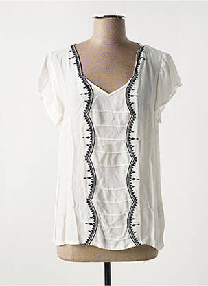 Top manches courtes manches courtes beige ONE STEP femme